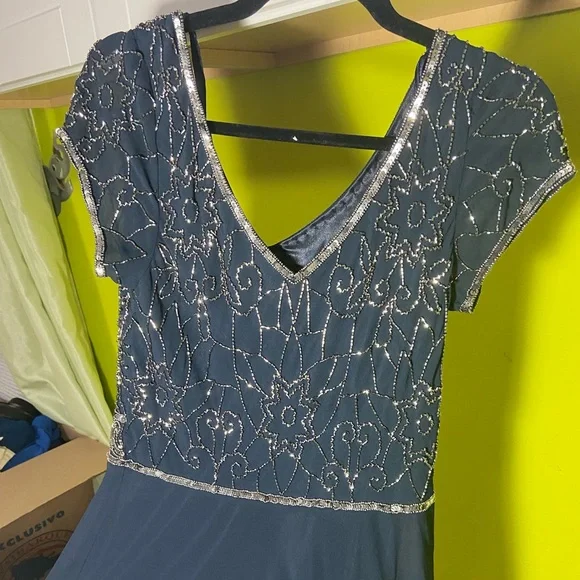 JKARA Navy Blue Dress - Picture 4 of 6